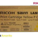 Toner Ricoh 408313 Yellow Para Savin P C600