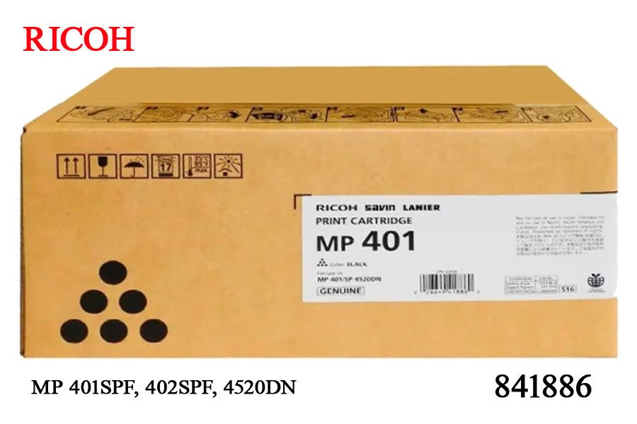 Toner Ricoh 841886 Toner Ricoh 841886 Para MP 401SPF, 402SPF - Imagen 1