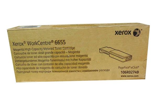 Toner Xerox 106R02749 Magenta Toner Xerox 106R02749 Magenta Workcentre 6655 Metered - Imagen 1