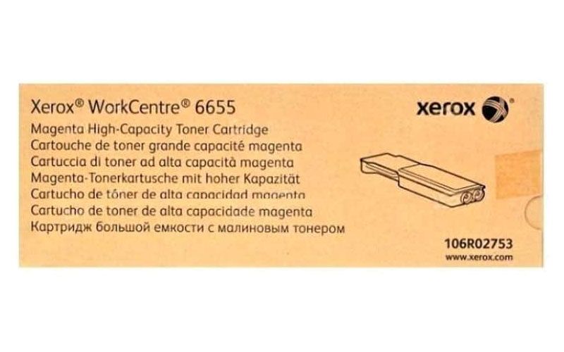 Toner Xerox 106R02753 Magenta Toner Xerox 106R02753 Magenta Para Workcentre 6655 - Imagen 1