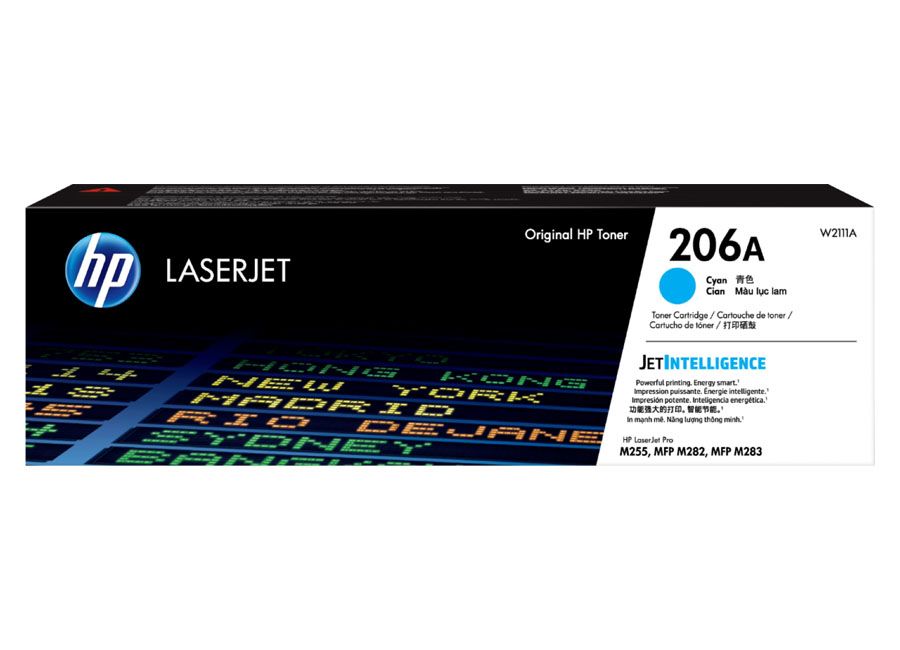 Toner HP 206A Cyan W2111A Toner HP 206A Cyan W2111A Para M255, M283 - Imagen 1