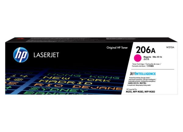 Toner HP 206A Magenta W2113A Para M255, M283