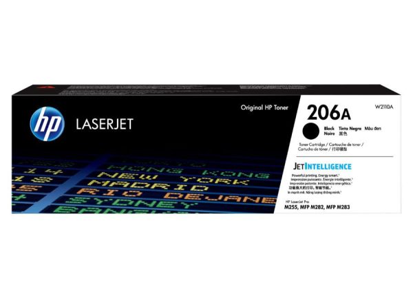 Toner HP 206A Negro W2110A Para M255, M283