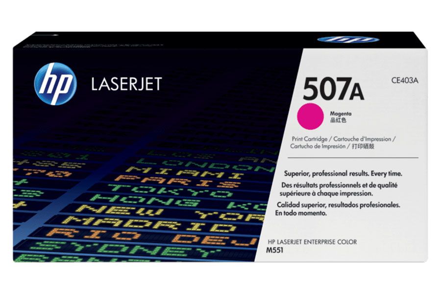 Toner HP 507A Magenta CE403A Toner HP 507A Magenta CE403A