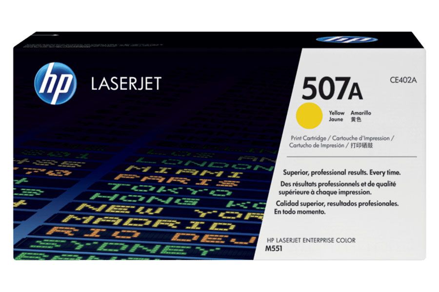 Toner HP 507A Yellow CE402A Toner HP 507A Yellow CE402A