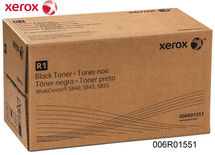 Toner Xerox 006R01551 Black Toner Xerox 006R01551 Black WorkCentre 5840, 5845, 5855