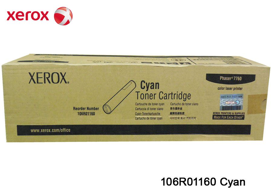 Toner Xerox 106R01160 Cyan Toner Xerox 106R01160 Cyan Phaser 7760