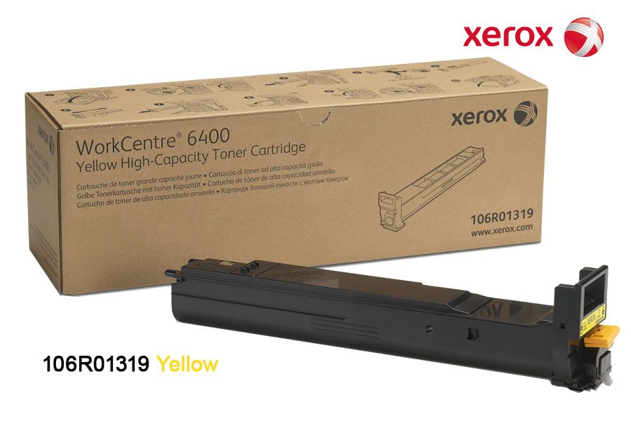 Toner Xerox 106R01319 Yellow Toner Xerox 106R01319 Yellow WorkCentre 6400 - Imagen 1
