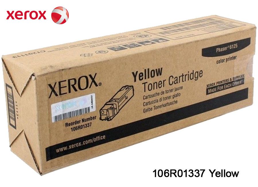 Toner Xerox 106R01337 Yellow Phaser 6125