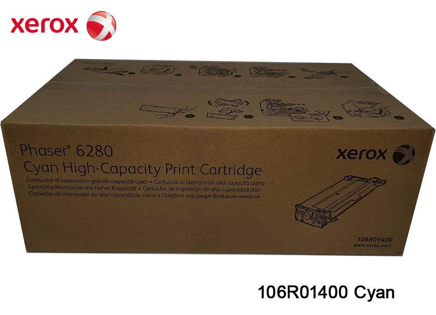 Toner Xerox 106R01400 Cyan Toner Xerox 106R01400 Cyan Phaser 6280