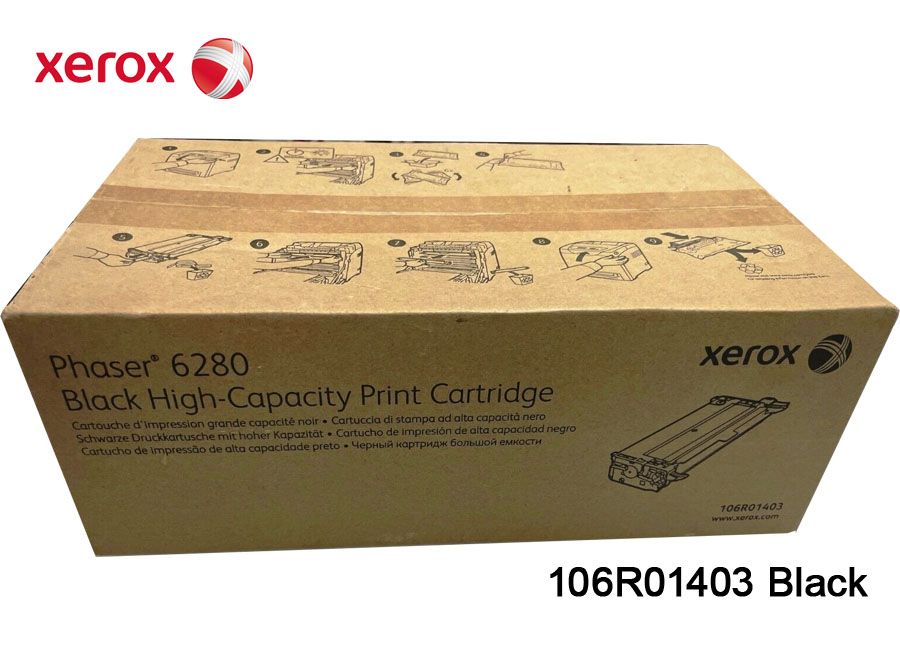 Toner Xerox 106R01403 Black Toner Xerox 106R01403 Phaser 6280 Black - Imagen 1