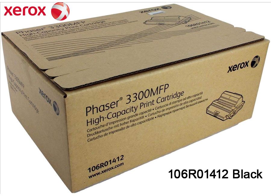 Toner Xerox 106R01412 Black Toner Xerox 106R01412 Phaser 3300 Black
