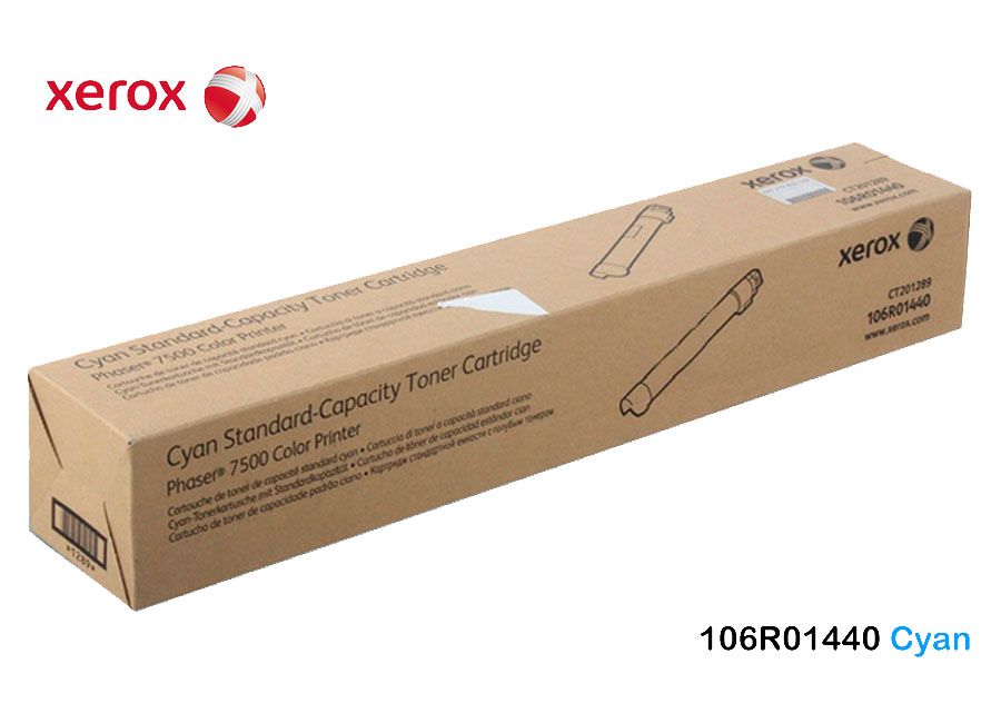 Toner Xerox 106R01440 Cyan Toner Xerox 106R01440 Cyan Phaser 7500 - Imagen 1