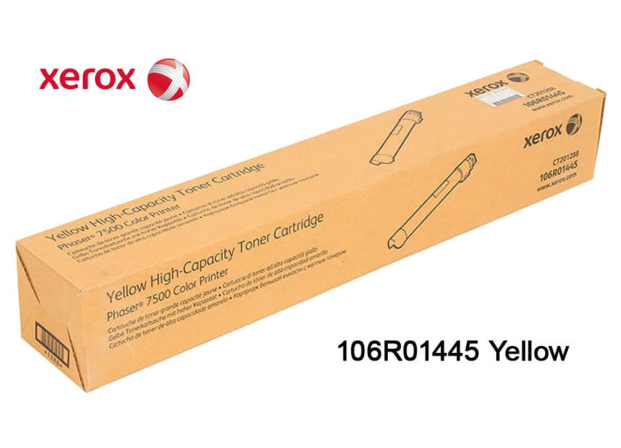 Toner Xerox 106R01445 Yellow Toner Xerox 106R01445 Phaser 7500 Yellow - Imagen 1
