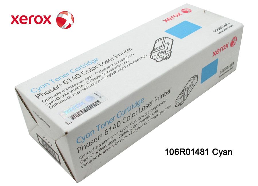 Toner Xerox 106R01481 Cyan Toner Xerox 106R01481 Cyan Phaser 6140
