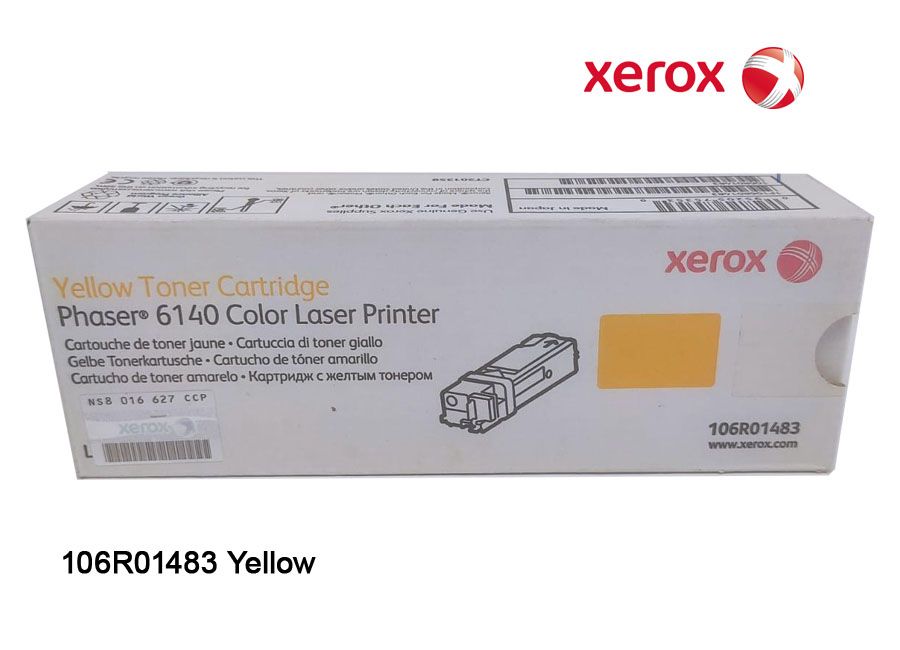 Toner Xerox 106R01483 Yellow Toner Xerox 106R01483 Yellow Phaser 6140 - Imagen 1