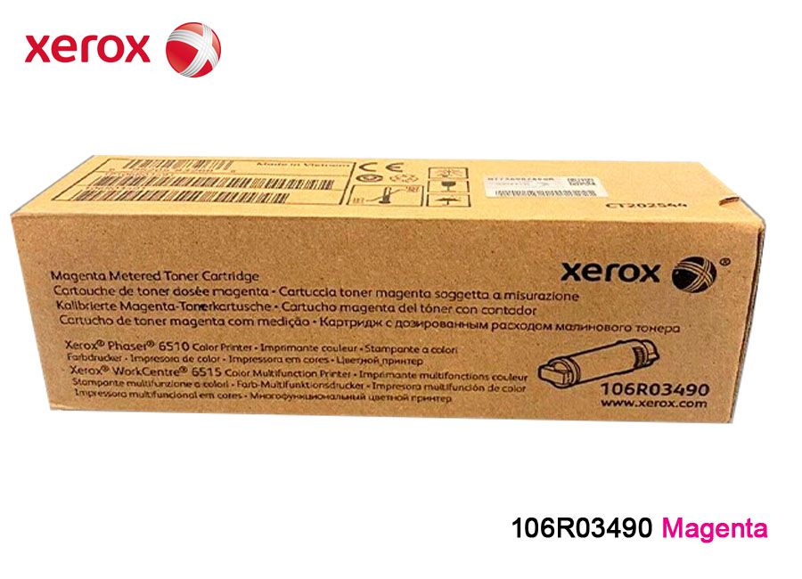 Toner Xerox 106R03490 Magenta Toner Xerox 106R03490 Magenta WC 6510/6515