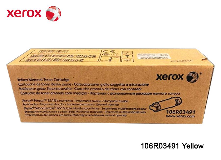Toner Xerox 106R03491 Yellow Toner Xerox 106R03491 Yellow WC 6510/6515
