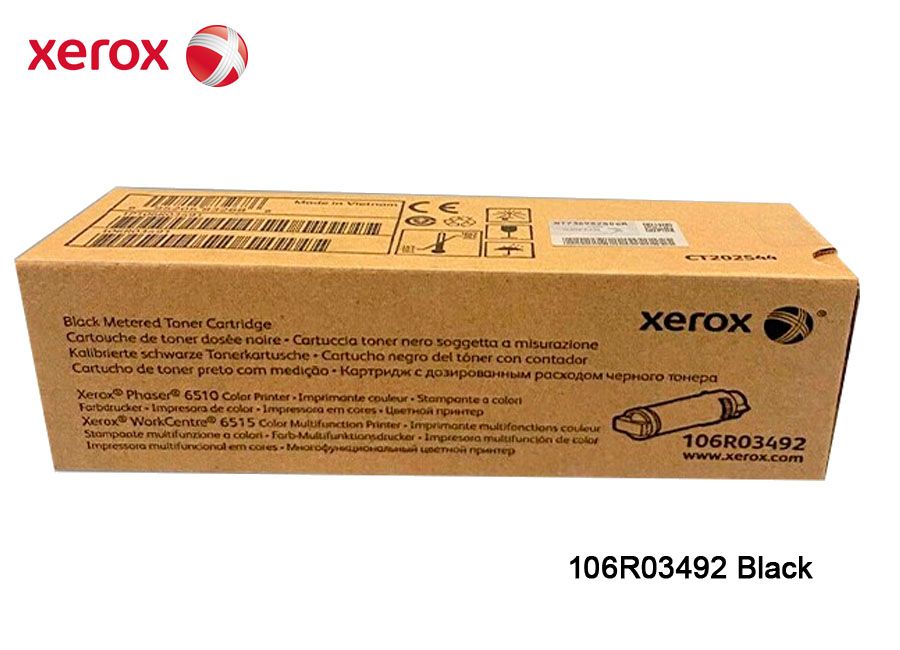 Toner Xerox 106R03492 Black Toner Xerox 106R03492 Black WC 6510/6515