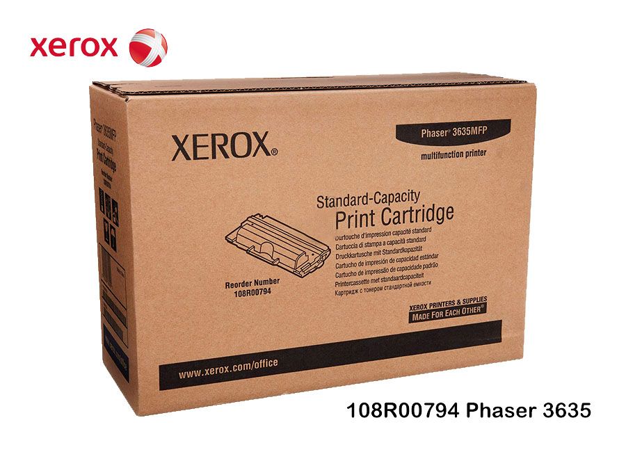 Toner Xerox 108R00794 Black Toner Xerox 108R00794 Phaser 3635 Standar Capacity