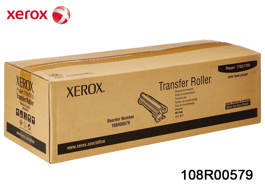 Rodillo de Transferencia Xerox 108R00579 Rodillo de Transferencia Xerox 108R00579 Para 7750, 7760