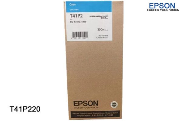 Tinta Epson T41P2 Cyan T41P220 T5470/T5475