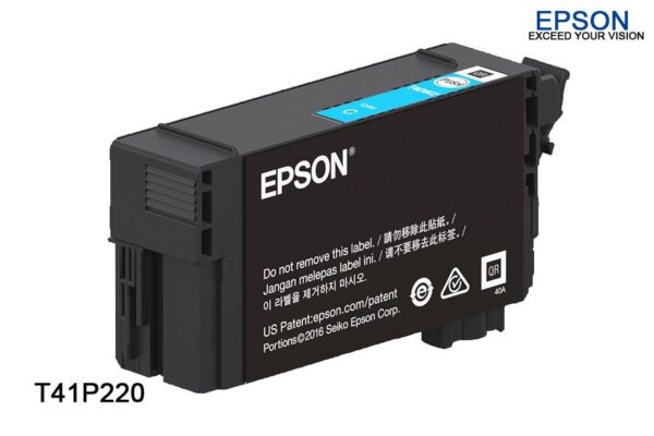 Tinta Epson T41P2 Cyan T41P220 T5470/T3470 - Imagen 2