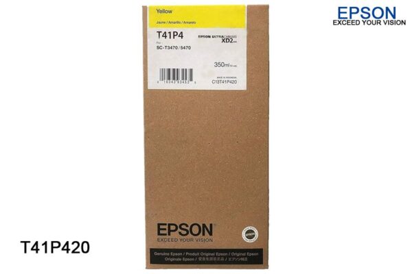 Tinta Epson T41P4 Yellow T41P420 T5470/T3470