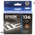 Tinta Epson T136 Negra T136126-AL WorkForce K301/K101