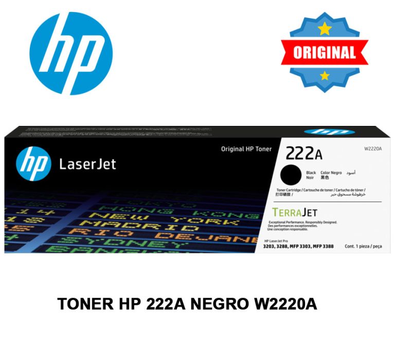 Toner HP 222A Black W2220A