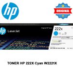 Toner HP 222X Cyan W2221X