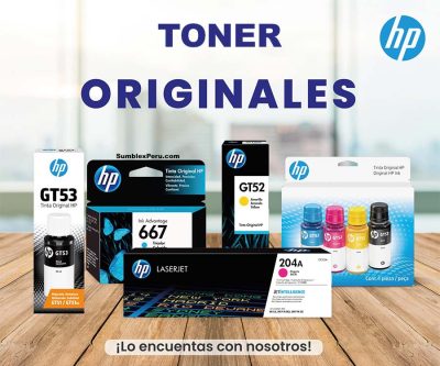 Toner y Tintas Originales HP en Lima Perú