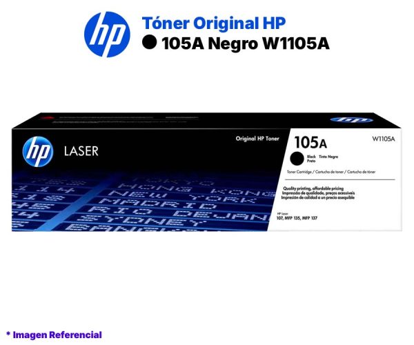 Toner Original HP 105A Negro W1105A