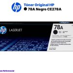 Toner Original HP 78A Negro CE278A